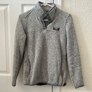 LLBean womens fleece pullover size XS